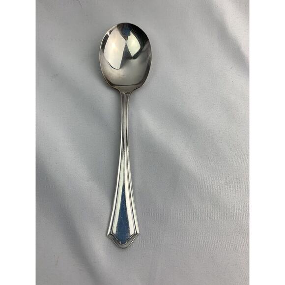Vintage Oneida Community Par Plate Vernon-Ashley 5 3/4" Sugar Spoon - Picture 3 of 7